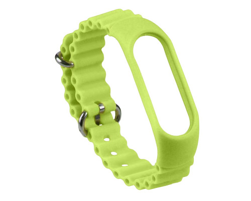 Ремінець для Xiaomi Mi Band 3/4/5/6/7 Ocean Band Колір White 2020000373636 ma32366_2917260