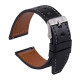 Ремешок Универс 20mm Leather strap with straight tip для Samsung/Amazfit/Huawei Колір Black 2020000413455