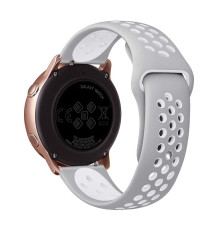 Ремінець Універс 22mm N Sport для Samsung/Amazfit/Huawei Колір Grey/White 2020000414001