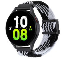 Ремешок Универс 22mm Elastic Adjustment для Samsung/Amazfit/Huawei Колір Black/White 2020000423843