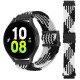 Ремешок Универс 22mm Elastic Adjustment для Samsung/Amazfit/Huawei Колір Black/White 2020000423843