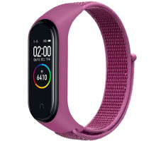 Ремешок для Xiaomi Mi Band 3 / 4 / 5 / 6 / 7 Nylon Колір Purple 2020000424437