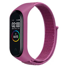 Ремешок для Xiaomi Mi Band 3 / 4 / 5 / 6 / 7 Nylon Колір Purple 2020000424437