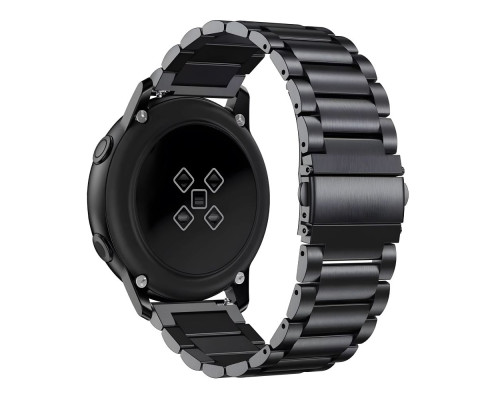 Ремінець Універс 20 mm Stainless Steel для Samsung/Amazfit/Huawei Колір Black 2020000432227