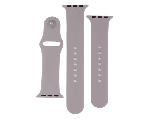 Ремінець для Apple Watch Band Silicone Two-Piece 38/40/41 mm Уцінка Колір 43.Grape 2020000481768 ma37397_3611448
