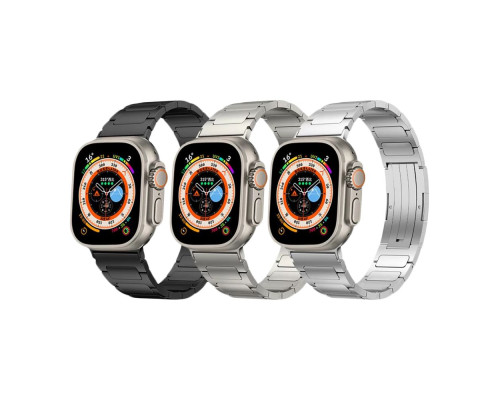 Ремінець для Apple Watch Bold Clasp 42/44/45/49 mm Колір Silver 2020000464402 ma37196_3610681