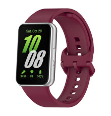 Ремінець для Samsung Galaxy Fit 3 (R390) Silicone Колір Wine Red 2020000473305 ma35302_3345776