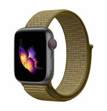 Ремінець для Apple Watch Nylon 38/40/41 mm Колір Olive Flak 2020000478034 ma37188_3610634