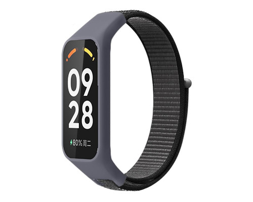 Ремінець для Xiaomi Mi Band 8 Active/Redmi Smart Band 2 Nylon Колір Grape Purple 2020000487104 ma35300_3345746