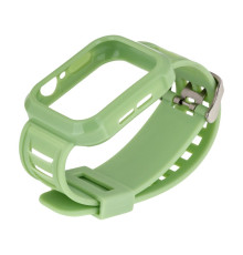 Ремінець для Apple Watch Band Silicone Shine + Protect Case 44mm Колір Light Green 2020000257097