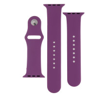 Ремінець для Apple Watch Band Silicone Two-Piece 42/44/45/49 mm Колір 43, Grape 2020000268062