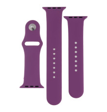 Ремінець для Apple Watch Band Silicone Two-Piece 42/44/45/49 mm Колір 43, Grape 2020000268062