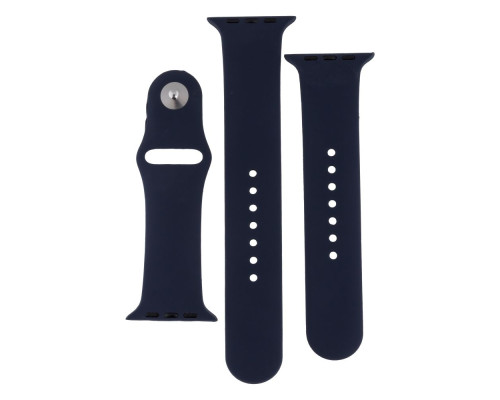 Ремінець для Apple Watch Band Silicone Two-Piece 42/44/45/49 mm Колір 36, Blue Cobalt 2020000018612