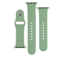 Ремінець для Apple Watch Band Silicone Two-Piece 38/40/41 mm Колір 40, Shiny green