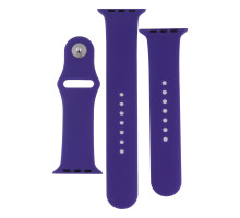 Ремінець для Apple Watch Band Silicone Two-Piece 42/44/45/49 mm Колір 34, Purple 2020000268130