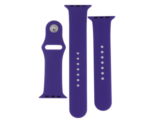 Ремінець для Apple Watch Band Silicone Two-Piece 42/44/45/49 mm Колір 36, Blue Cobalt 2020000018612