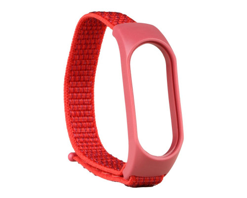 Ремінець для Xiaomi Mi Band 5 / 6 Nylon Колір Bordo 2020000330660