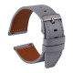 Ремешок Универс 20mm Leather strap with straight tip для Samsung/Amazfit/Huawei Колір Brown 2020000413431