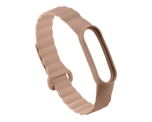 Ремінець для Xiaomi Mi Band 3 / 4 / 5 / 6 / 7 Silicone Link Колір pink sand/stone 2020000373476