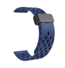 Ремешок Универс 22mm Silicone With Magnetic для Samsung/Amazfit/Huawei Колір Midnight Blue 2020000421887