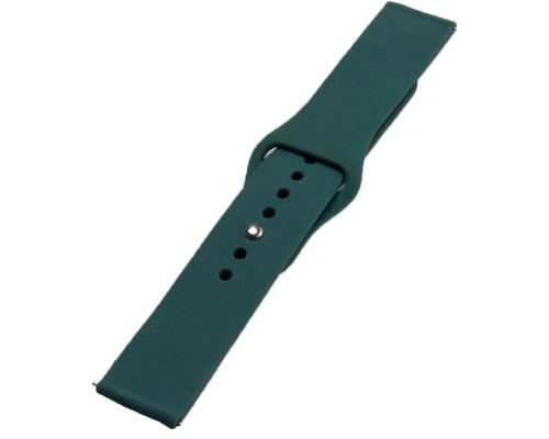 Ремешок Универс 22mm Silicone Original Button Design для Samsung/Amazfit/Huawei Колір Cyprus Green 2020000420927