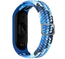 Ремешок для Xiaomi Mi Band 3 / 4 / 5 / 6 / 7 Elastic adjustment Колір Colorful Blue 2020000424628