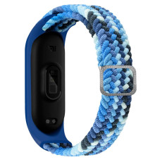 Ремешок для Xiaomi Mi Band 3 / 4 / 5 / 6 / 7 Elastic adjustment Колір Colorful Blue 2020000424628