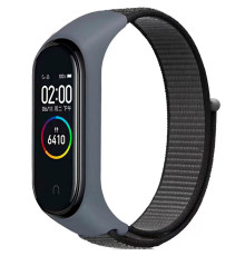 Ремешок для Xiaomi Mi Band 3 / 4 / 5 / 6 / 7 Nylon Колір Gray 2020000424390