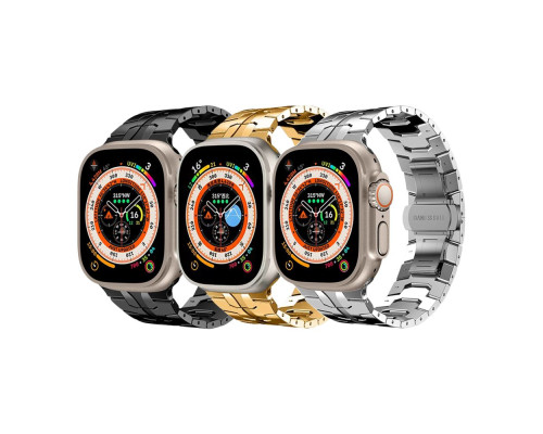 Ремінець для Apple Watch Metallic Chain 42/44/45/49 mm Колір Starlight 2020000464280 ma37194_3610672