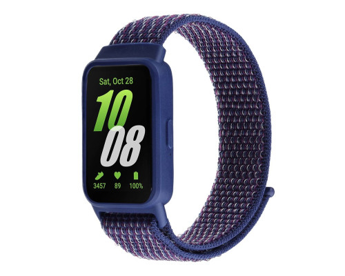 Ремінець для Samsung Galaxy Fit 3 (R390) Nylon Колір Pure Black 2020000473145 ma35304_3345785