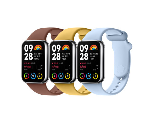 Ремінець для Xiaomi Mi Band 8 Pro/Mi Band 9 Pro/Redmi Watch 4 Silicone Колір Midnight Blue 2020000473237 ma35301_3345757