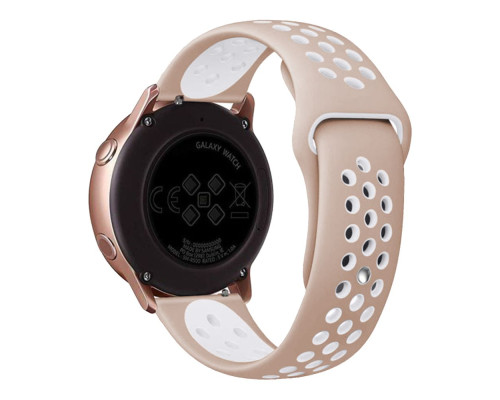 Ремінець Універс 22mm N Sport для Samsung/Amazfit/Huawei Колір Pink/White 2020000494348 ma29272_3868646