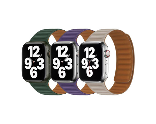 Ремінець для Apple Watch Magnetic Silicone 42/44/45/49 mm Колір Dark Cherry 2020000478379 ma37202_3610725