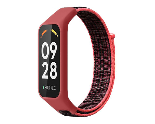 Ремінець для Xiaomi Mi Band 8 Active/Redmi Smart Band 2 Nylon Колір Pink Sand 2020000487098 ma35300_3345747