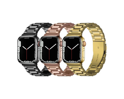 Ремінець для Apple Watch Stainless Steel 42/44/45/49 mm Колір Retro Gold 2020000448280 ma34695_3342379