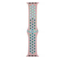 Ремешок для Apple Watch Band Silicone Nike + Protect Case 40/41 mm Колір 20, Рожево-Бiрюзовий 2020000246930