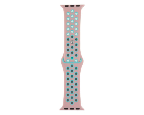 Ремешок для Apple Watch Band Silicone Nike + Protect Case 40/41 mm Колір 20, Рожево-Бiрюзовий 2020000246930