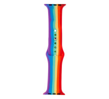 Ремінець для Apple Watch Band Silicone One-Piece Size-S 42/44/45/49 mm Колір Rainbow 2020000247258