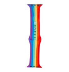 Ремінець для Apple Watch Band Silicone One-Piece Size-S 42/44/45/49 mm Колір Rainbow 2020000247258