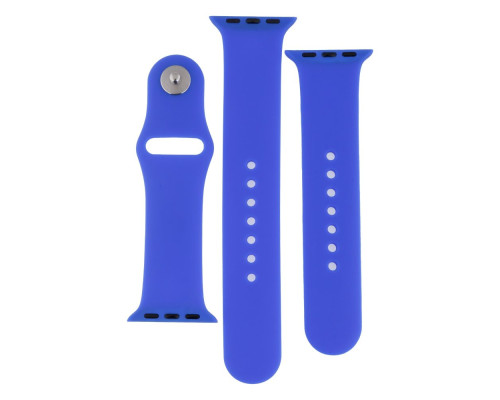 Ремінець для Apple Watch Band Silicone Two-Piece 38/40/41 mm Колір 08, Dark blue 2020000267911