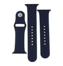 Ремінець для Apple Watch Band Silicone Two-Piece 38/40/41 mm Колір 08, Dark blue 2020000267911