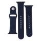 Ремінець для Apple Watch Band Silicone Two-Piece 38/40/41 mm Колір 08, Dark blue 2020000267911