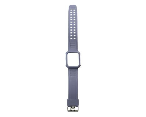 Ремінець для Apple Watch Band Silicone Shine + Protect Case 40/41 mm Колір Light Gray 2020000256915