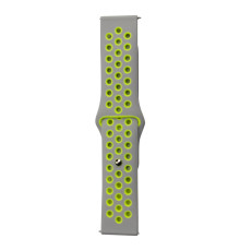 Ремінець Універс 22mm N Sport для Samsung/Amazfit/Huawei Колір Gray/Light Green 2020000420507