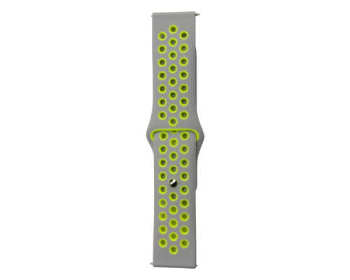 Ремінець Універс 22mm N Sport для Samsung/Amazfit/Huawei Колір Gray/Light Green 2020000420507