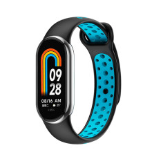 Ремінець для Xiaomi Mi Band 8 / 9 N Sport Колір Black/Blue 2020000420088