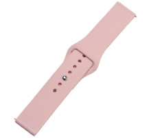 Ремешок Универс 20mm Silicone Original Button Design для Samsung/Amazfit/Huawei Колір Pink 2020000420996