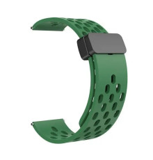 Ремешок Универс 22mm Silicone With Magnetic для Samsung/Amazfit/Huawei Колір Pine Green 2020000421870