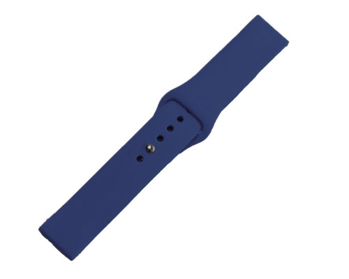 Ремешок Универс 22mm Silicone Original Button Design для Samsung/Amazfit/Huawei Колір Lavander Grey 2020000420910