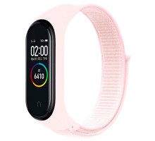 Ремешок для Xiaomi Mi Band 3 / 4 / 5 / 6 / 7 Nylon Колір Powder 2020000424482